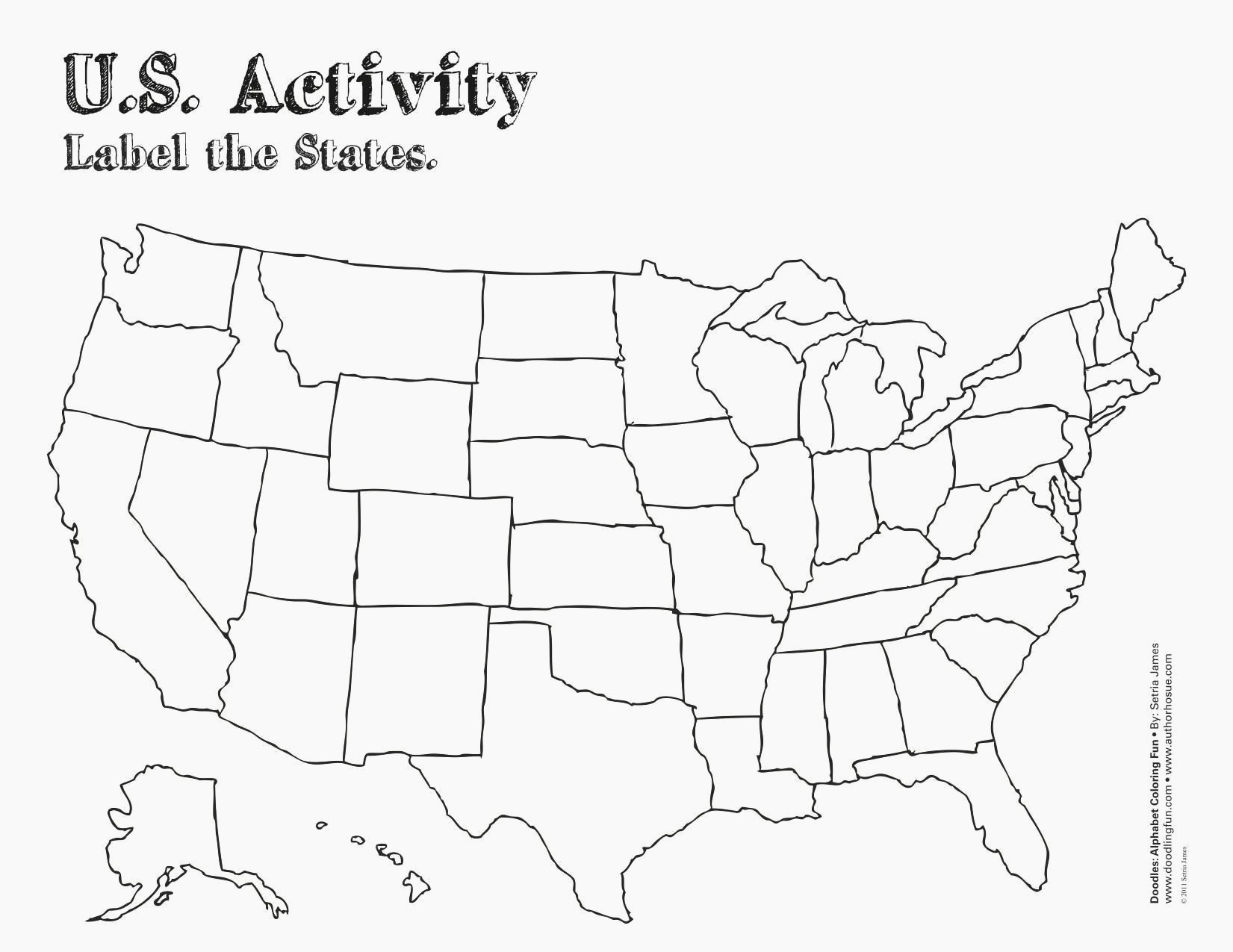 Blank Us State Map Printable No Labels Best Quiz Lovely Free Printable State Maps Free Printable