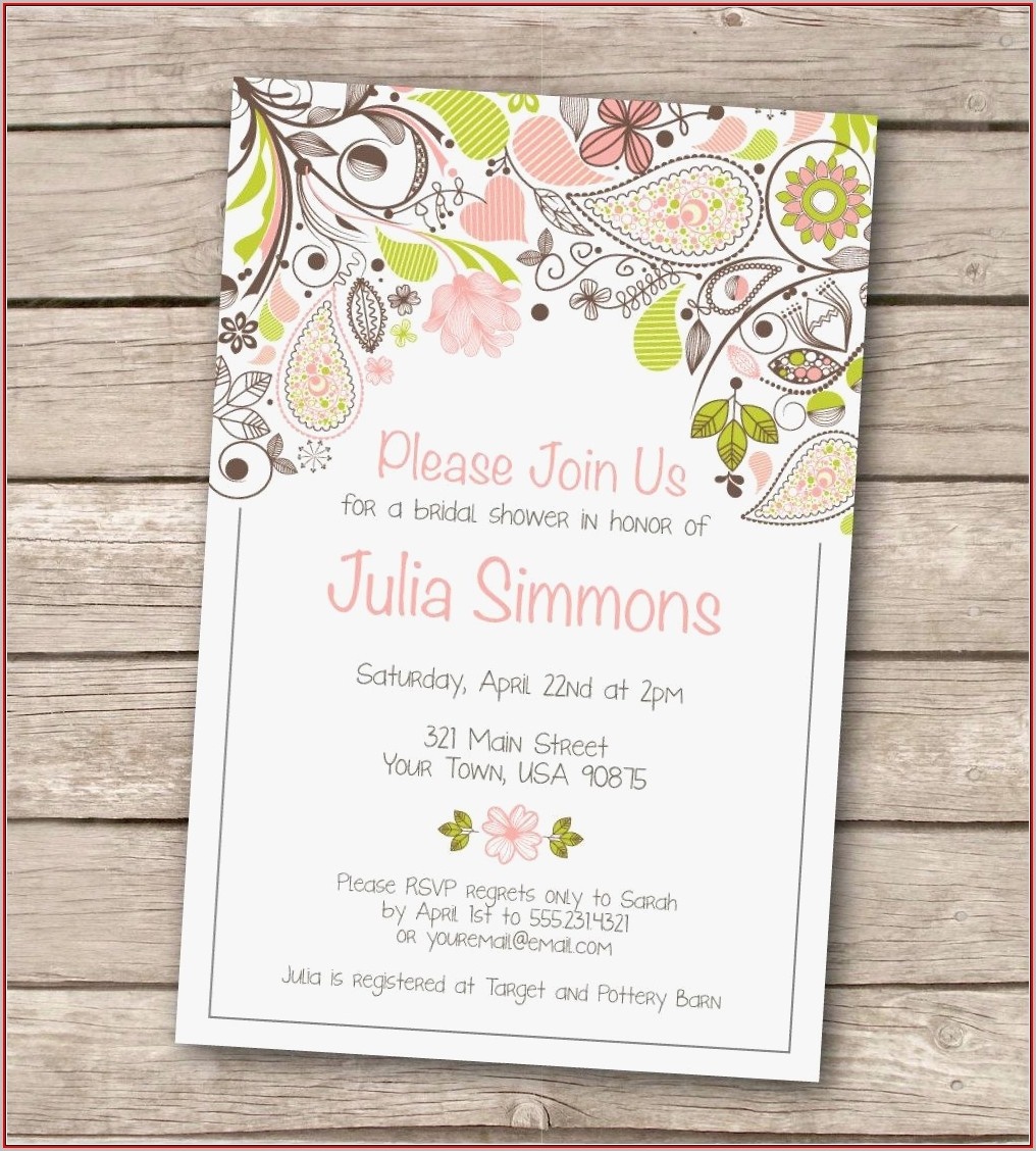 003 Free Bridal Shower Invitation Templates For Microsoft Word - Free Printable Bridal Shower Invitations Templates