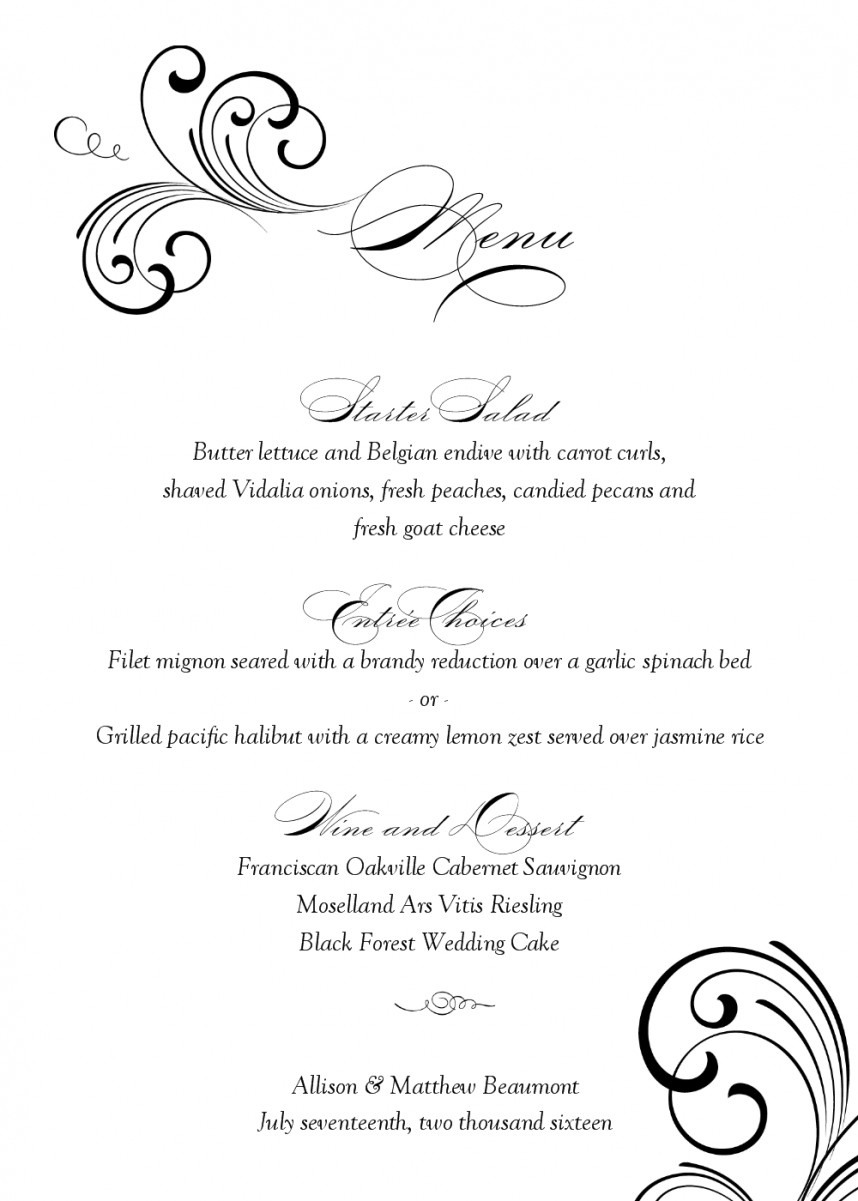 015 Free Printable Restaurant Menu Templates Best And Professional - Free Printable Drink Menu Template