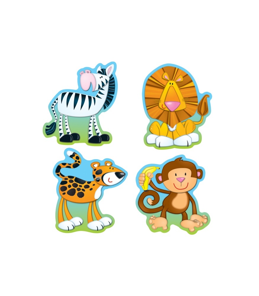 11 Animal Cut Out Photoshop Images - Jungle Safari Animal Cut Outs - Free Printable Animal Cutouts