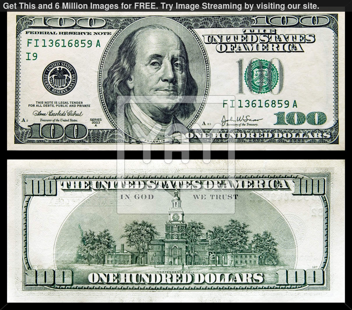 100 Dollar Bill Printable Free - Free Printable