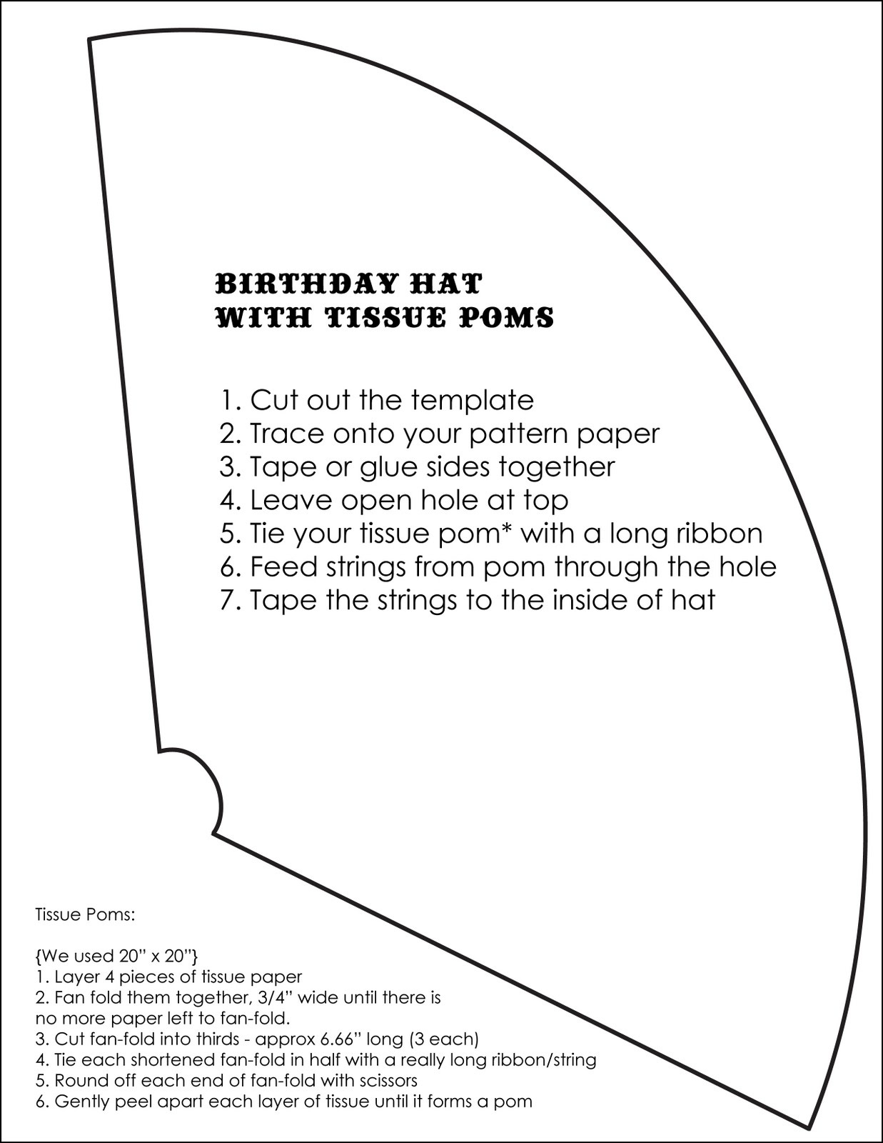 15 Birthday Hat Template Printable Images - Party Hat Template - Free Printable Birthday Hat Template