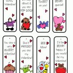 15 Free Valentine's Day Bookmark Printables | Valentine's Day   Free Valentine Printables
