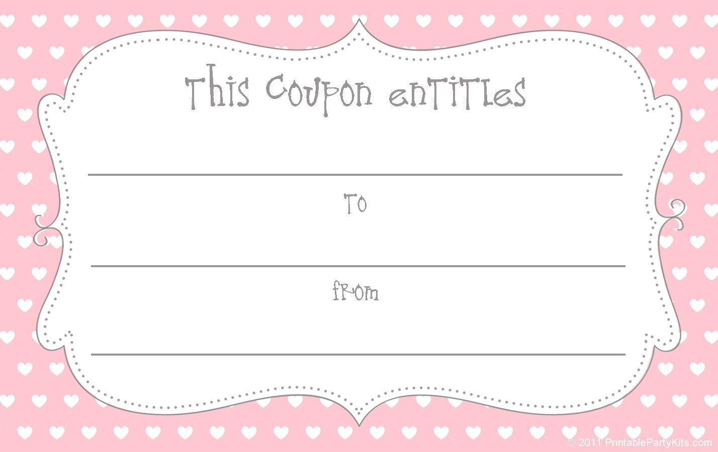 15 Sets Of Free Printable Love Coupons And Templates - Free Massage Coupon Printable