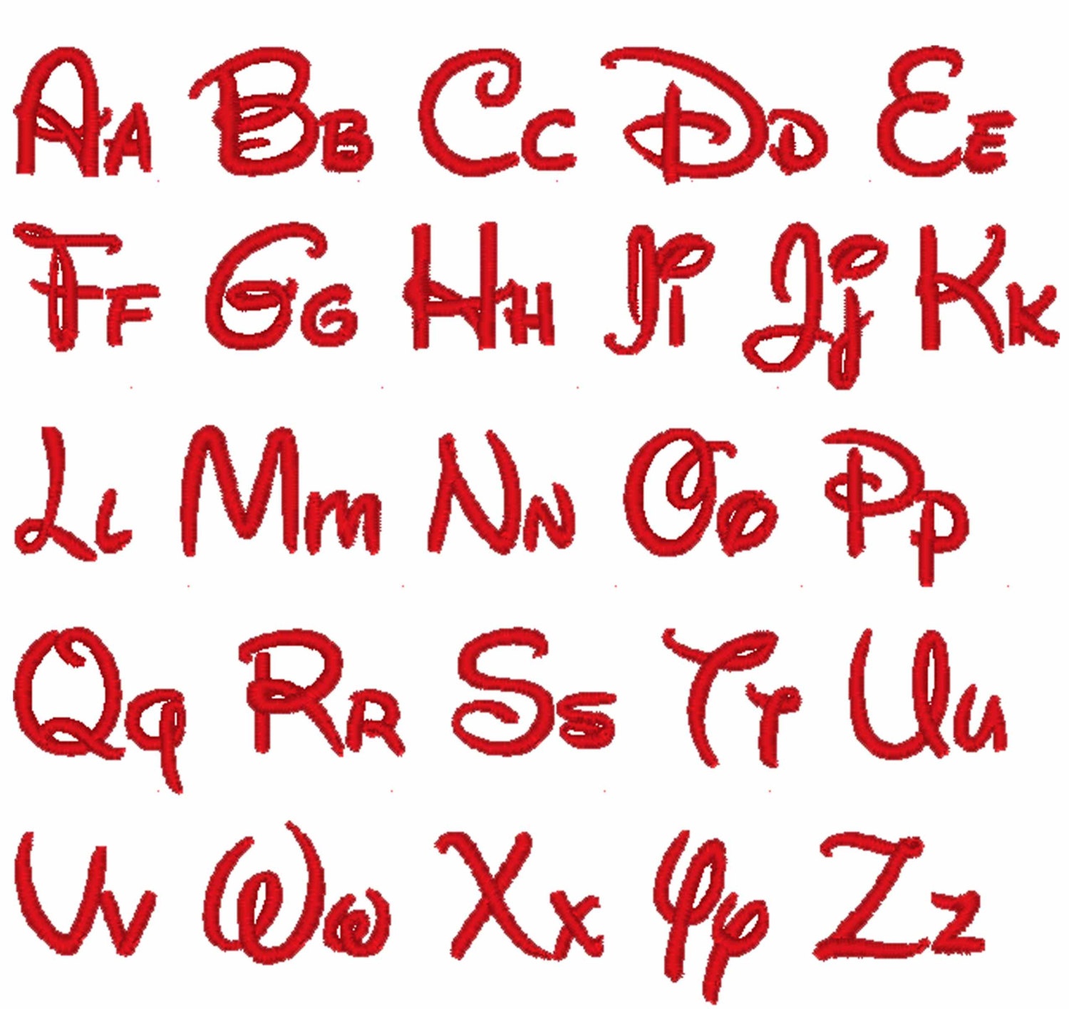 18 Disney Letters Font Images - Disney Letter Font Embroidery, Walt - Free Printable Disney Alphabet Letters