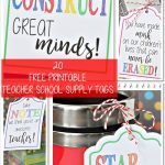 20 Free Printable Teacher School Supply Tags Perfect For End Of The   Take Note I Think You Are Awesome Free Printable