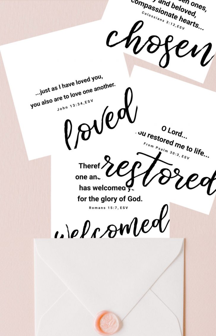 Free Printable Bible Verse Cards