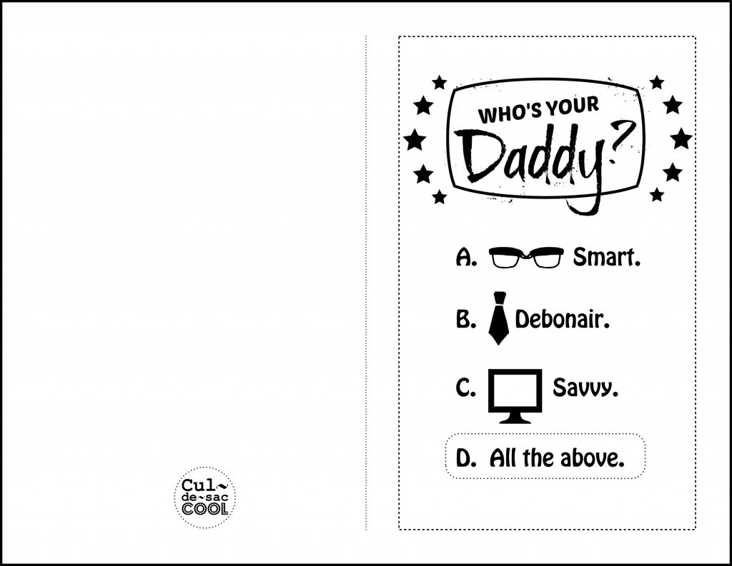 24 Free Printable Father&amp;#039;s Day Cards | Kittybabylove - Free Printable Funny Father&amp;#039;s Day Cards