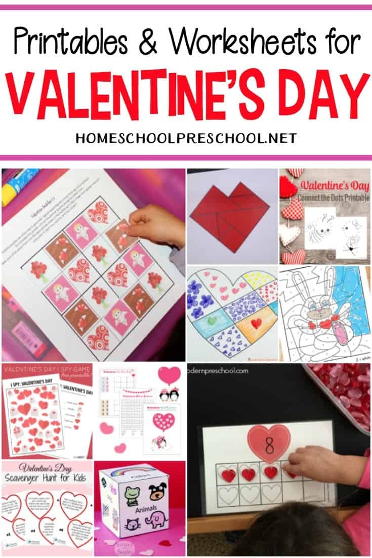 24 Free Printable Valentines Worksheets For Kids - Free Printable Preschool Valentine Worksheets