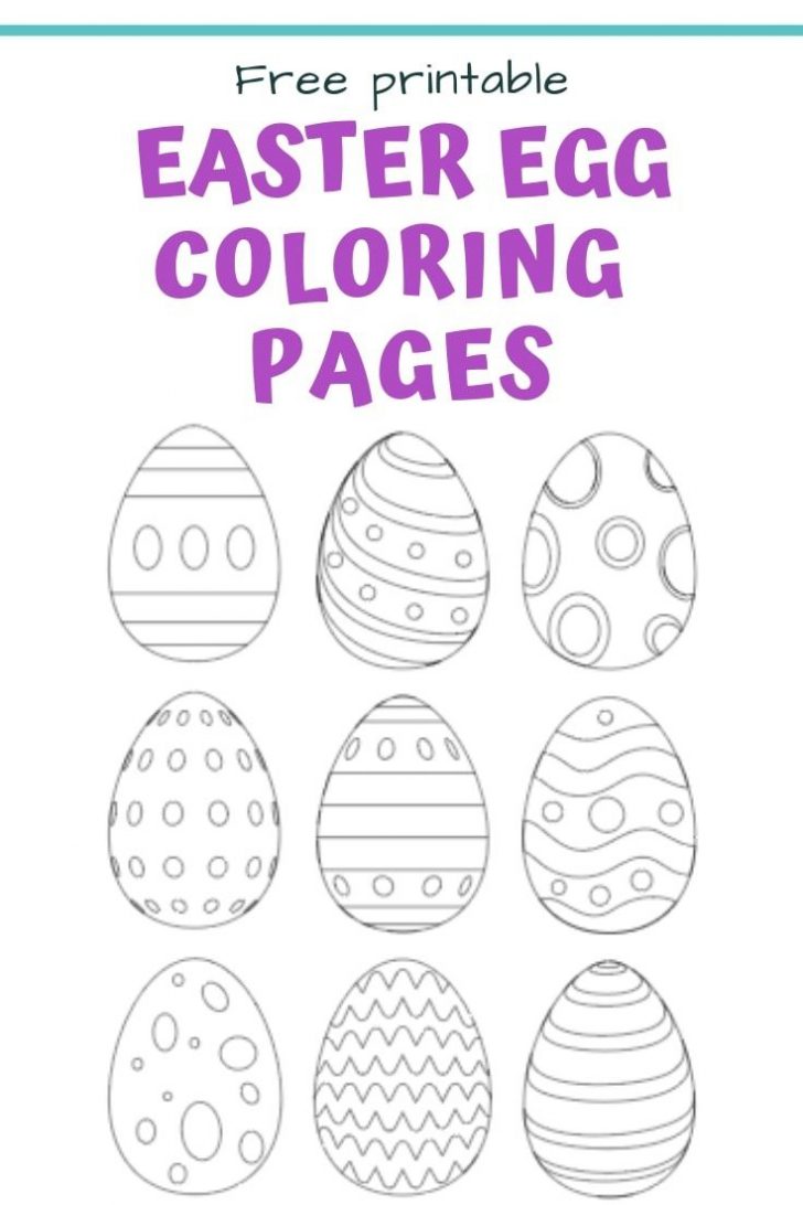Easter Egg Template Free Printable