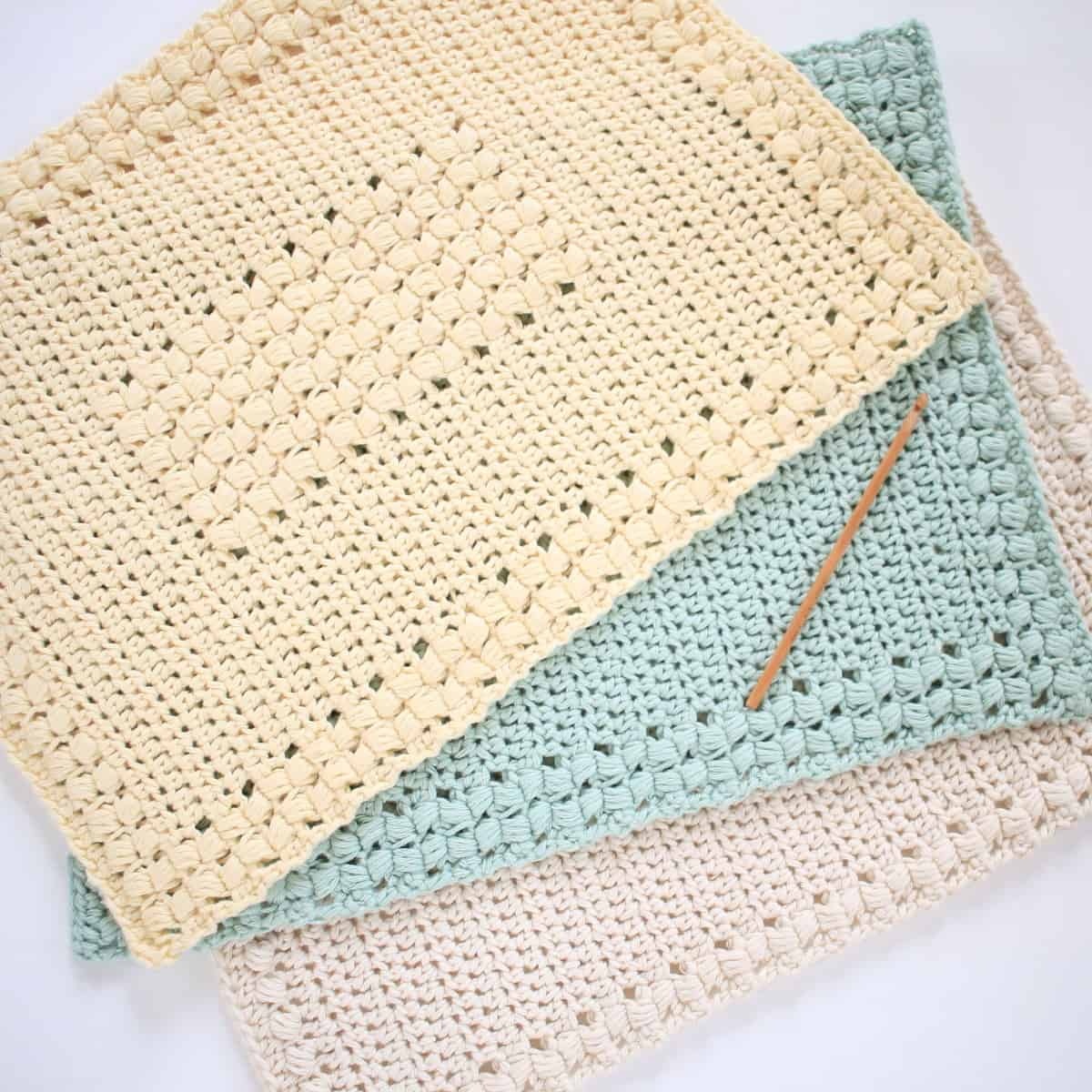 3 Easy To Crochet Placemat Patterns - Sunny Hollow Set - Crochet . Life - Free Printable Placemat Patterns
