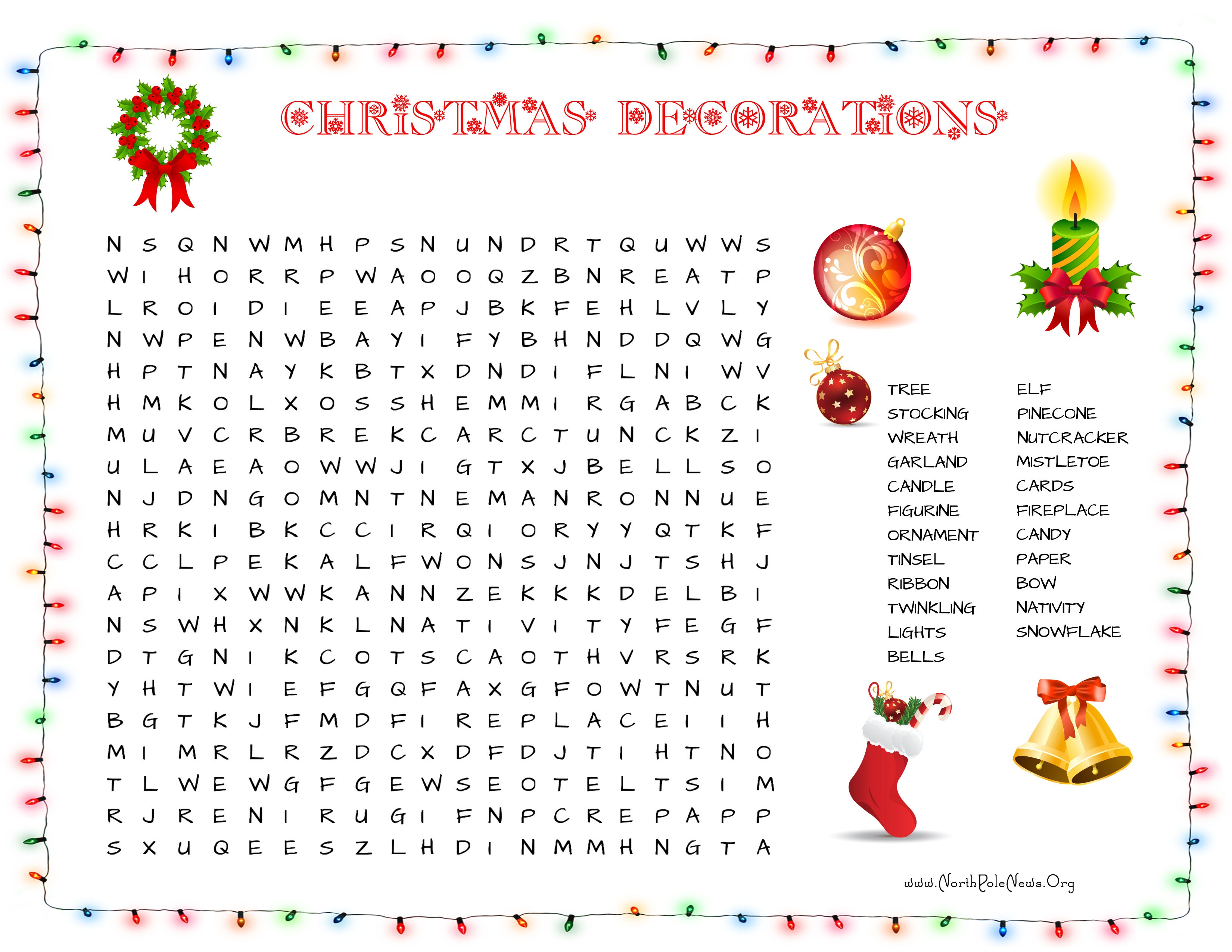 31 Free Christmas Word Search Puzzles For Kids - Christmas Find A Word Printable Free