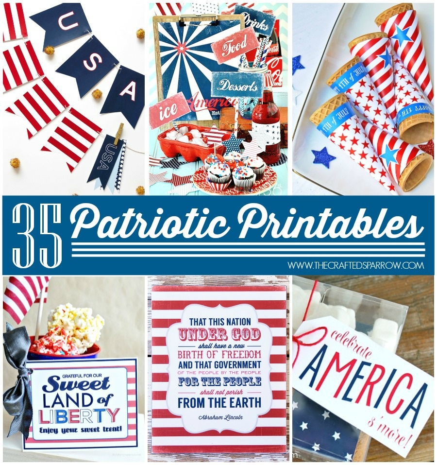 35 Free Patriotic Printables - Free Printable Patriotic Banner