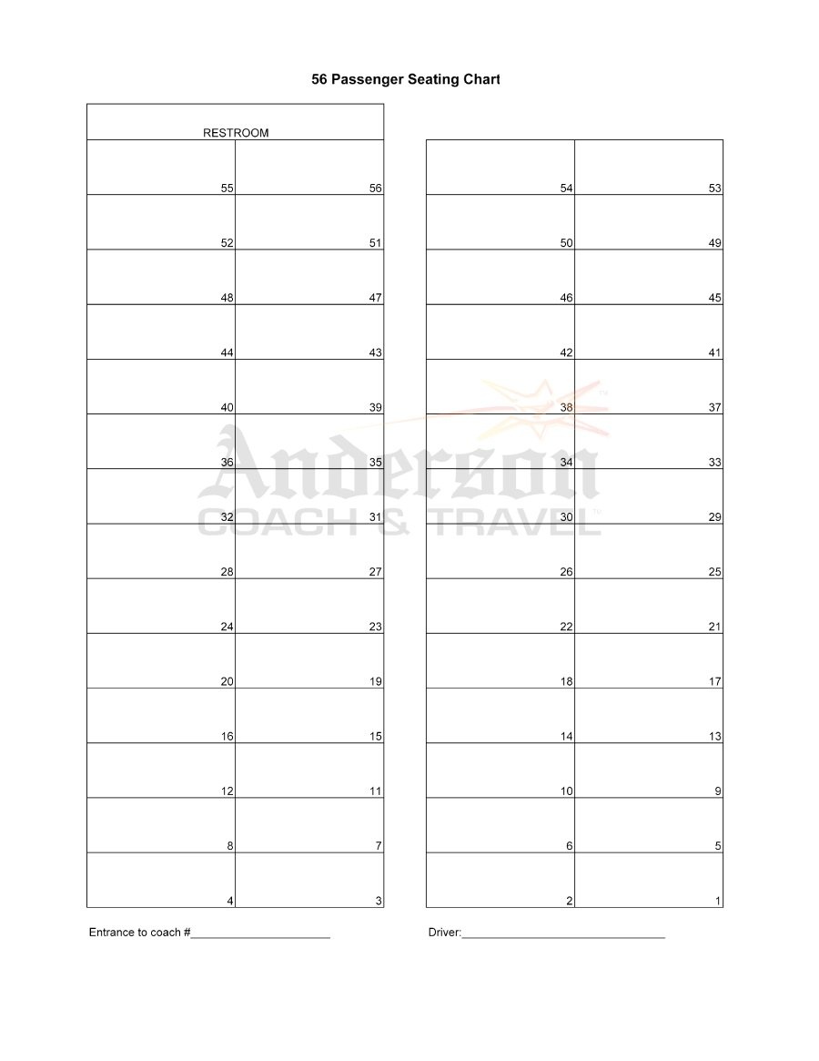 40+ Great Seating Chart Templates (Wedding, Classroom + More) - Free Printable Wedding Seating Plan