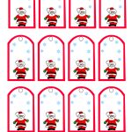 47 Free Printable Christmas Gift Tags (That You Can Edit And   Santa Gift Tags Printable Free