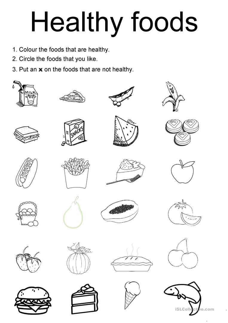 49 Free Esl Healthy Food Worksheets - Free Printable Health Worksheets For Middle School