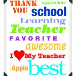 5 Images Of Free Printable Teacher Appreciation Clip Art   Wikiclipart   Free Printable Teacher Appreciation Greeting Cards
