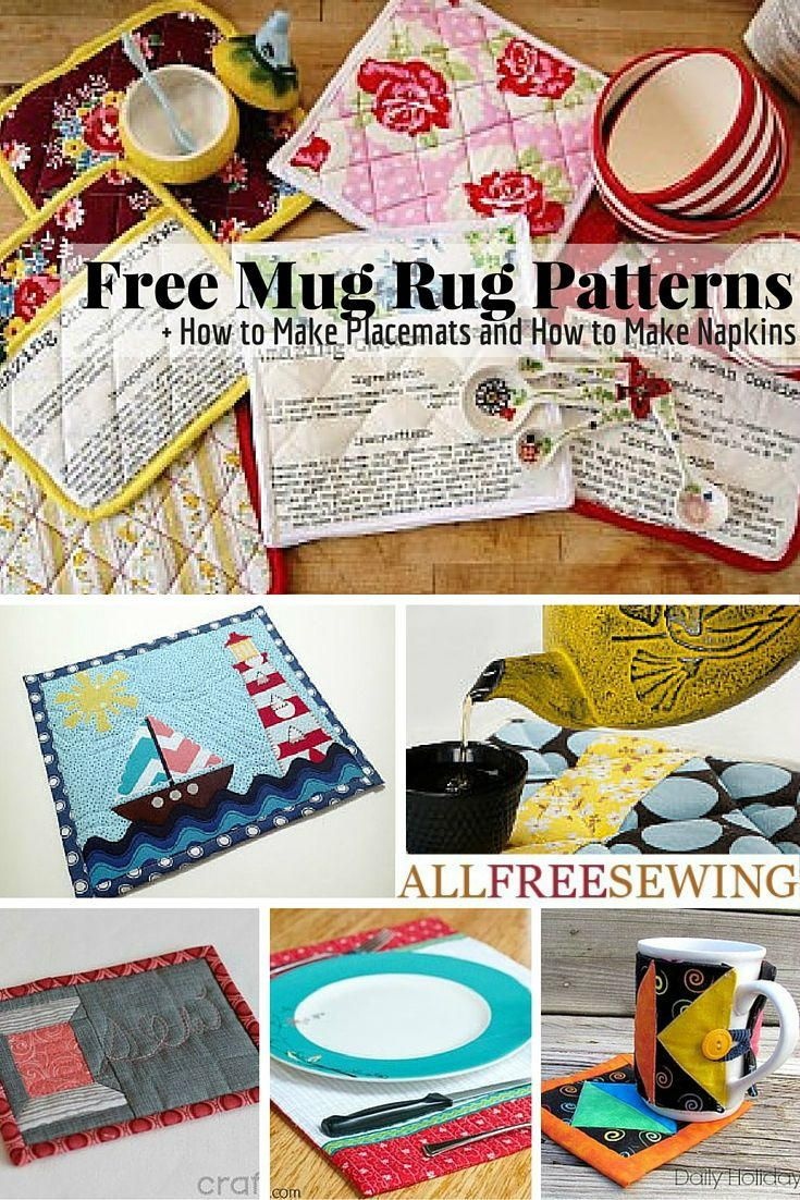 53 Free Mug Rug Patterns And Placemat Patterns | Sewing Tutorials - Free Printable Placemat Patterns