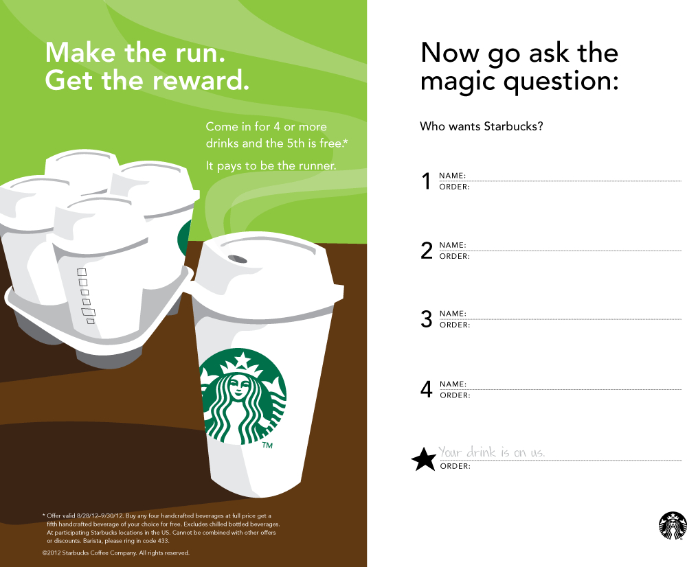 5Th Coffee Free At Starbucks Coupon Via The Coupons App | The - Free Coffee Coupons Printable