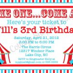6 Best Images Of Circus Ticket Template Printable | Craft Ideas   Free Printable Ticket Invitations