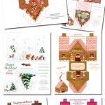 6 Free Diy Paper Gingerbread Houses • The Celebration Shoppe   Free Gingerbread House Printables