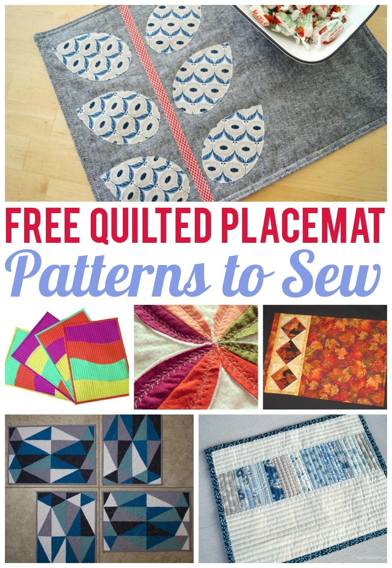 7 Free Quilted Placemat Patterns You&amp;#039;ll Love - On Craftsy! - Free Printable Placemat Patterns