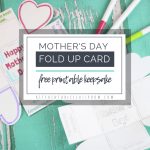A Free "exploding" Printable Mothers Day Card For Kids   The Kitchen   Free Printable Mothers Day Cards No Download