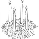 Advent Wreath Coloring Page     Free Advent Wreath Printables