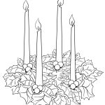 Advent Wreath Coloring Page | Free Printable Coloring Pages   Free Advent Wreath Printables