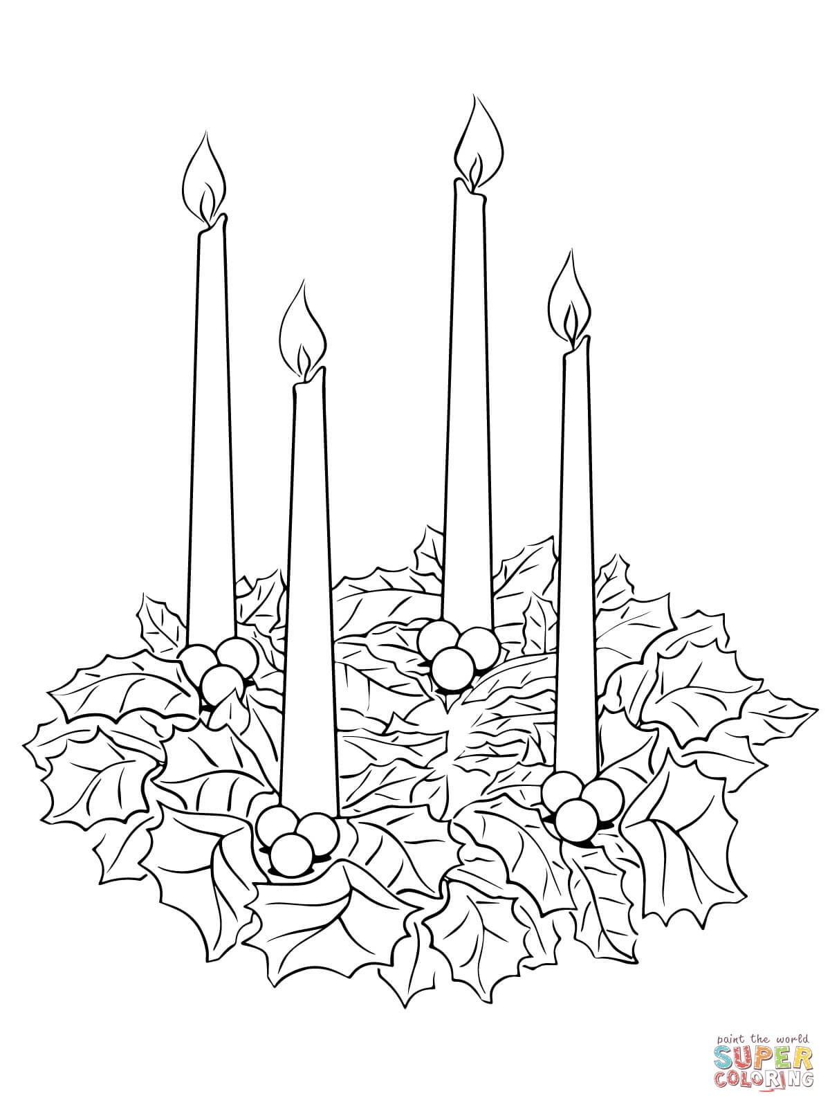 Free Advent Wreath Printables Free Printable