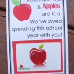Apple Themed Teacher Gifts & Free Printables | Teacher Appreciation   Free Printable Teacher Appreciation Greeting Cards