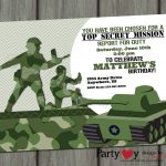 Army Invitations   Anarchistshemale   Free Printable Camouflage Invitations