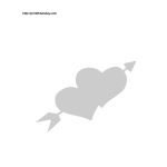 Arrow And Hearts Stencil | Print It | Stencils, Free Stencils, Heart   Free Printable Arrow Stencils
