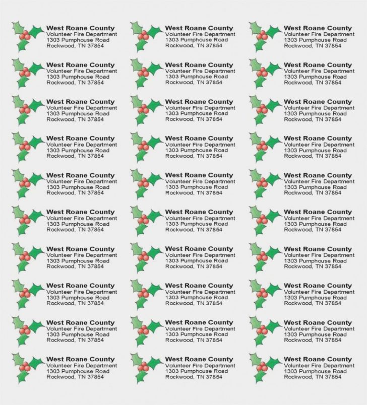 Free Printable Christmas Address Labels Avery 5160