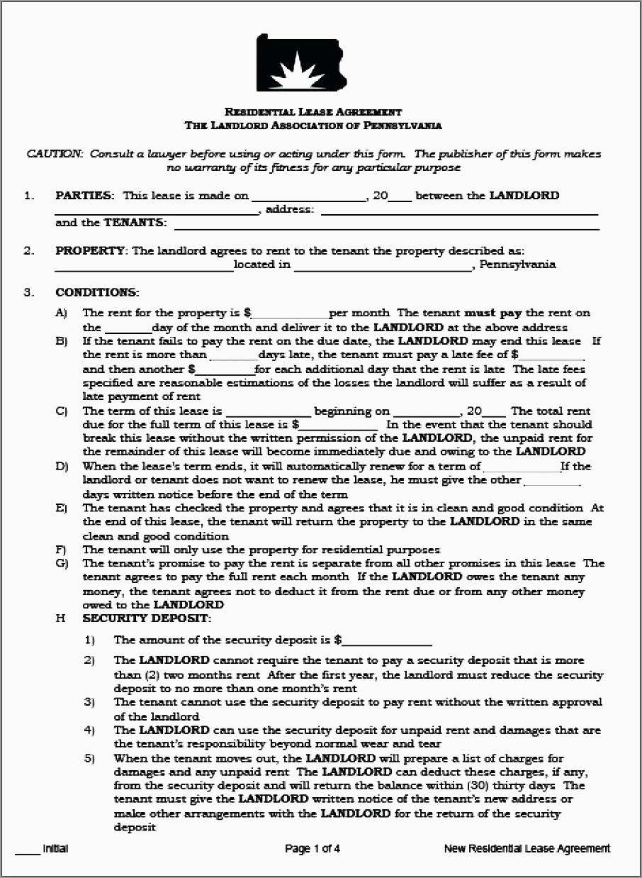 Awesome Trailer Lease Agreement Template Free | Best Of Template - Free Printable Lease Agreement Pa