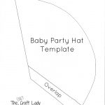 Baby Party Hats And Free Printable Template | Collin | Diy Birthday   Free Printable Birthday Hat Template