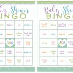 Baby Shower Bingo   A Classic Baby Shower Game That's Super Easy To Plan   Printable Baby Shower Bingo Games Free