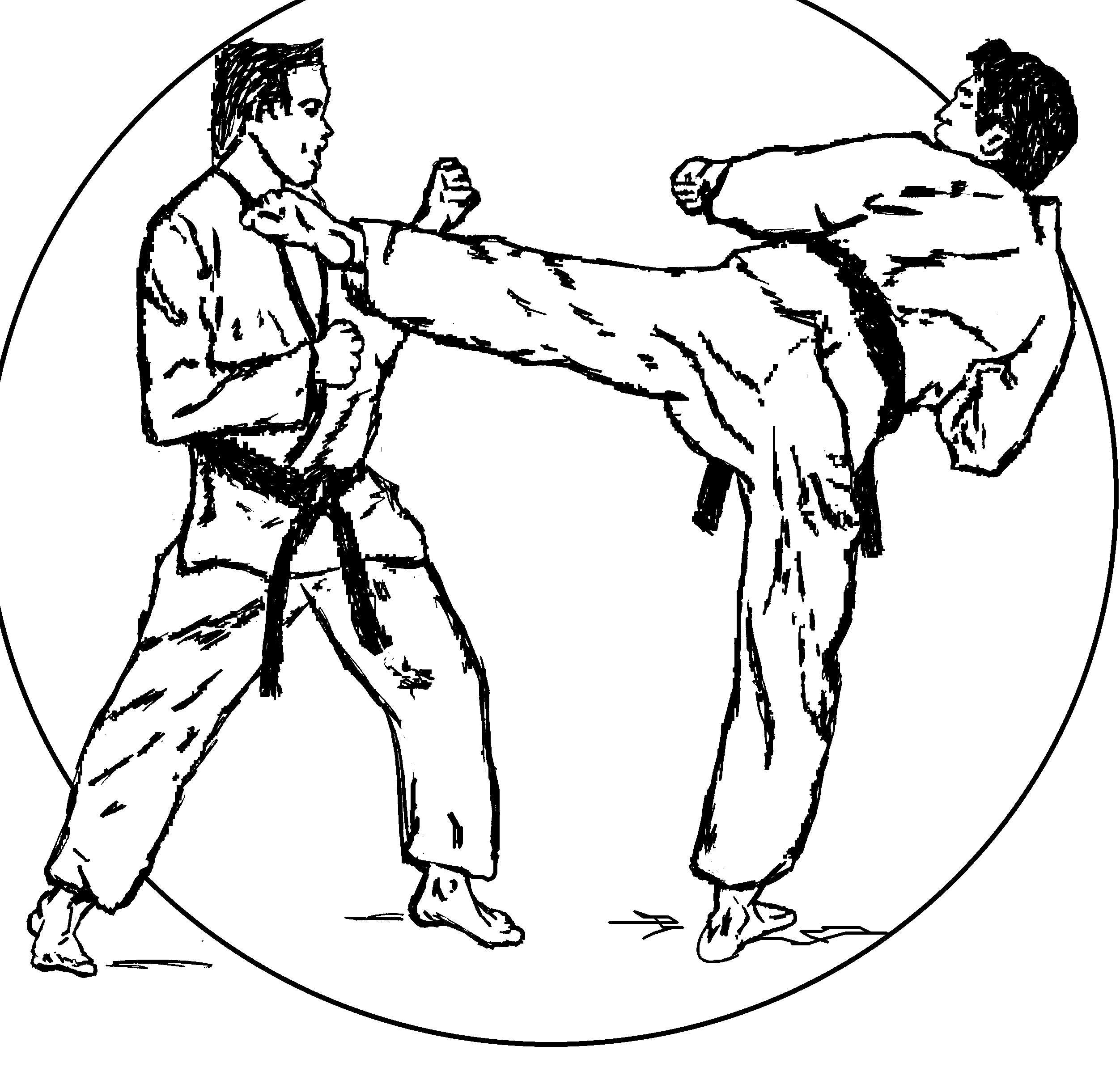 Free Printable Karate Coloring Pages | Free Printable