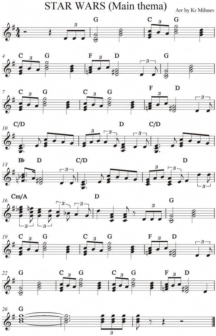 Best Source For Printable Piano Sheet Music Here. | Piano Sheet - Free Printable Trumpet Sheet Music Star Wars