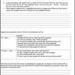 Between Sessions Mental Health Worksheets For Adults | Cognitive   Free Printable Coping Skills Worksheets For Adults