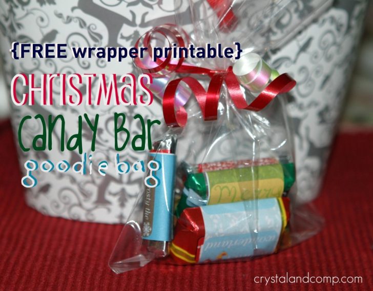 Free Printable Christmas Candy Bar Wrappers