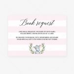 Bring A Book Instead Of A Card Baby Shower Printable   Free   Bring A Book Instead Of A Card Free Printable