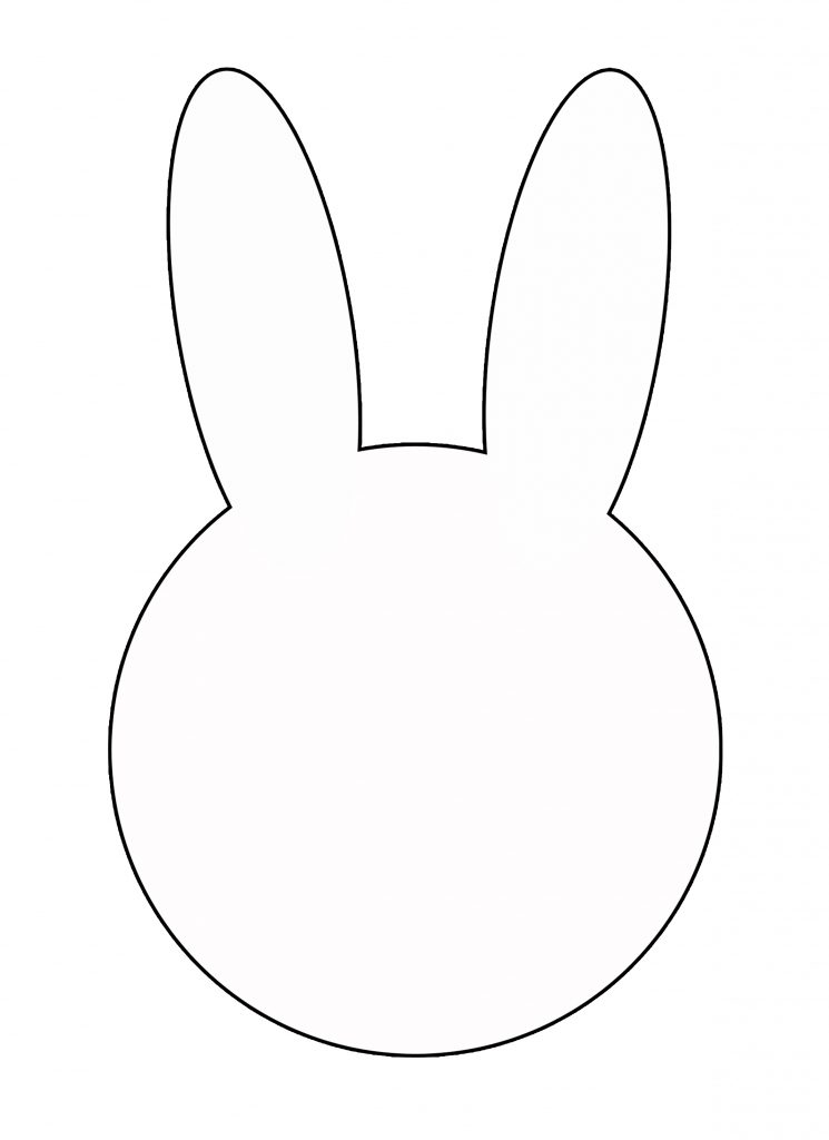 Printable Bunny Template