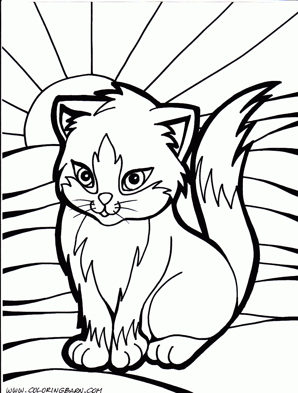 Cat Color Pages Printable | Cat, Kitten Printable Coloring Pages - Cat Coloring Pages Free Printable