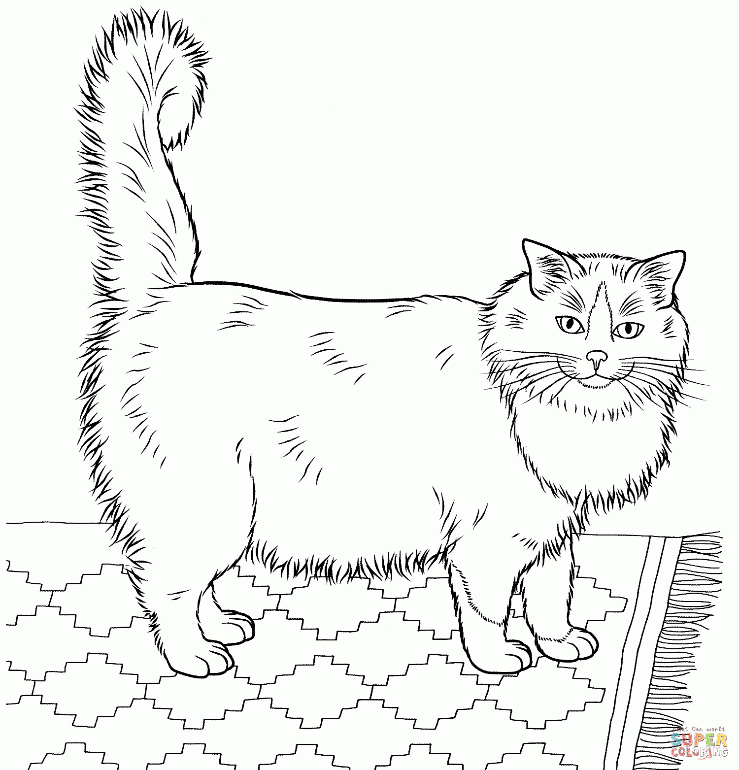 Cat Coloring Pages | Animal Coloring Pages | Cat Coloring Page - Cat Coloring Pages Free Printable