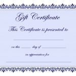 Certificate Templates | Gift Certificate Template Free   Pdf   Free Printable Gift Certificate Template