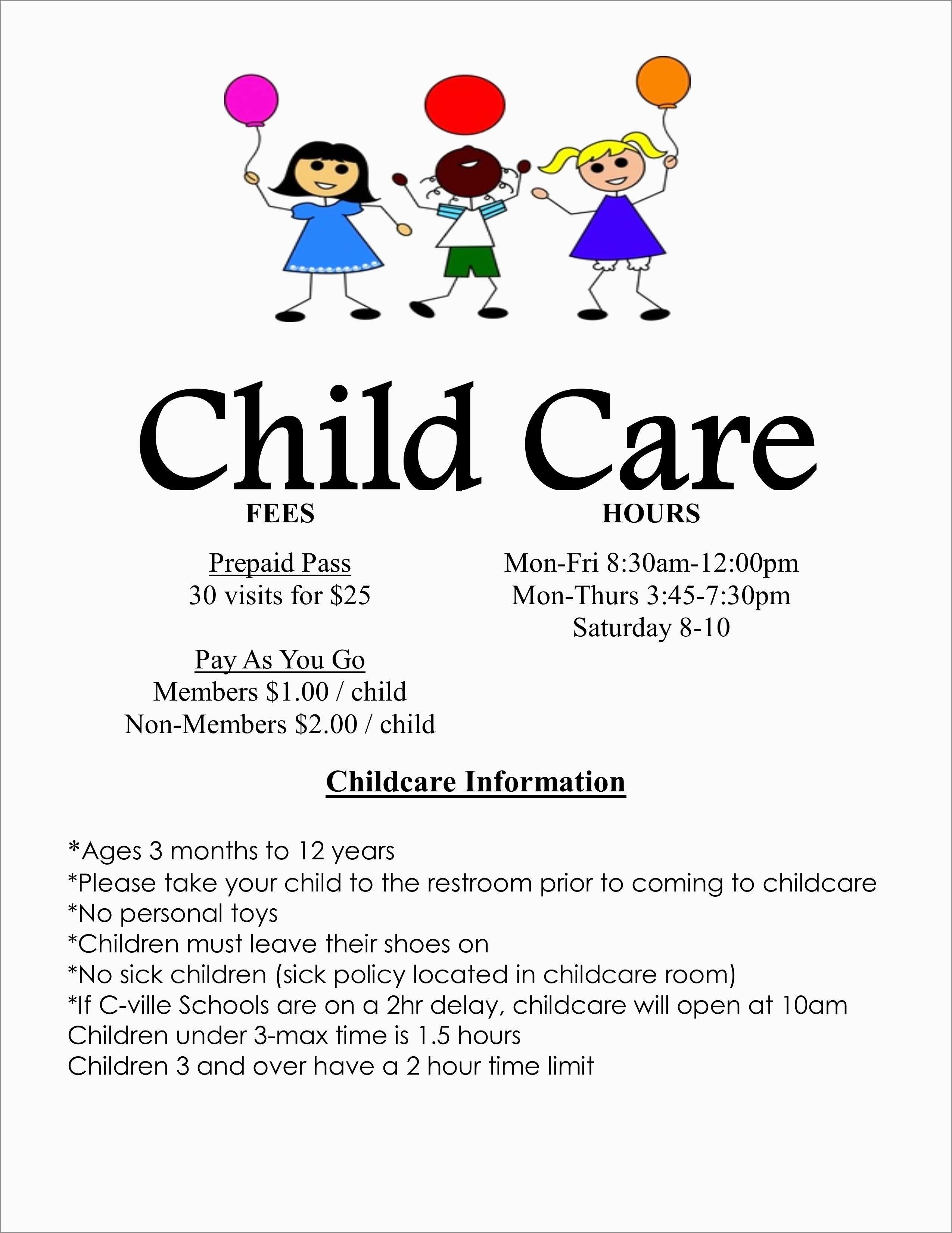 Childcare Newsletter Templates Free Best Of Best Free Printable - Free Printable Daycare Flyers