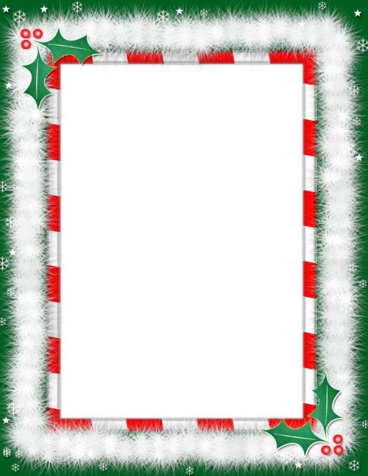 Free Printable Christmas Border Paper