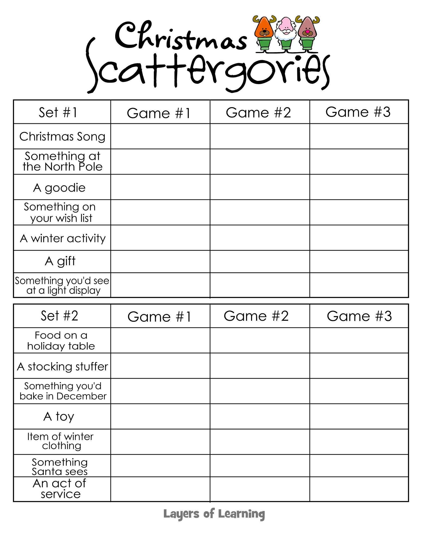 new scattergories lists printable