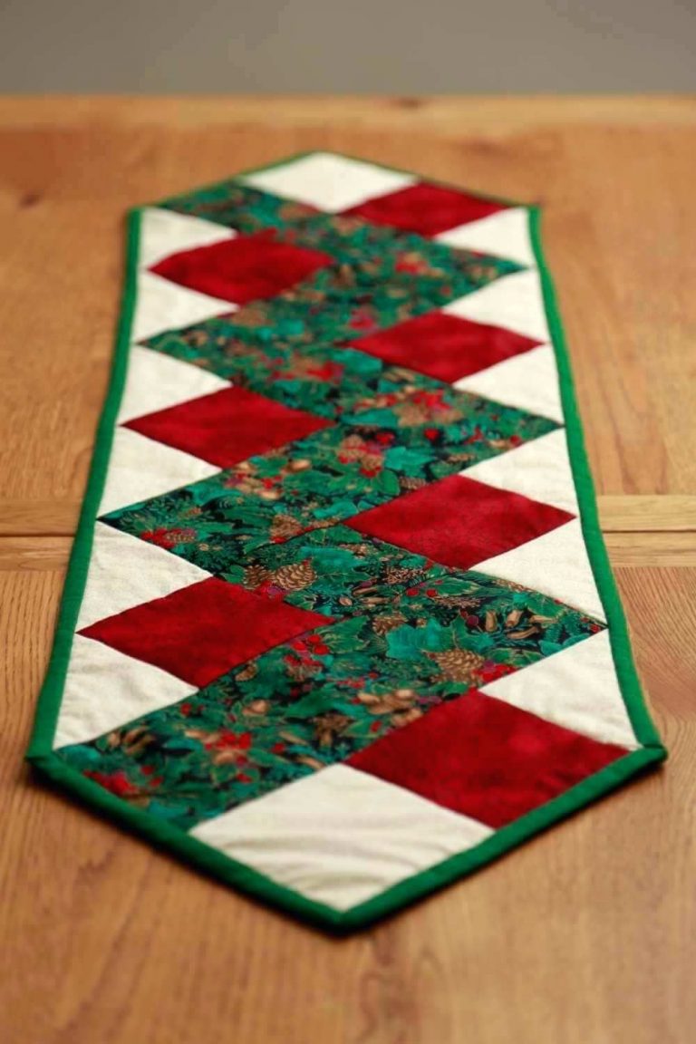 wedge fall table runner patterns
